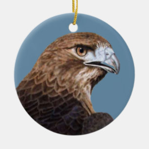 RoodstaartHawk-ornament Keramisch Ornament