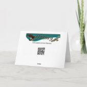 RoodstaartHawk-veren Kaart (Achterkant)