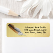 Roodstaartschelp Etiket (Insitu)