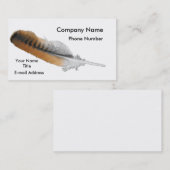 Roodstaartschelp Visitekaartje (Voorkant / Achterkant)