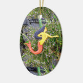 roodstaartsirena mermaid schoonheid keramisch ornament (Links)