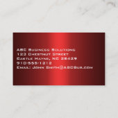 RoodstandaardVisitekaartjes Visitekaartje (Achterkant)