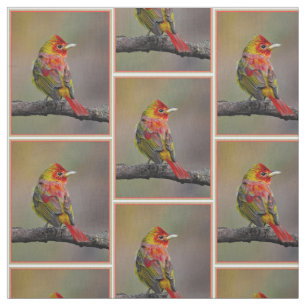 Roodtangare in de rui - Originele Foto Stof