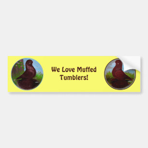 Roodtumbler Bumpersticker