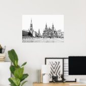 Roodvierkant schets poster (Thuiskantoor)