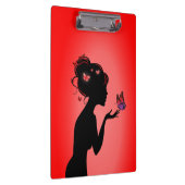 Roodvlindervrouw Klembord (Rechts)