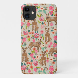 Roodvoelers floraals iPhone 11 hoesje