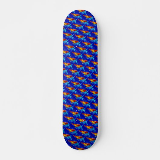 roodvogelplank skateboard (Voorkant)