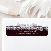 Roodwijnsector wijngaarden etiket (Insitu)