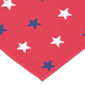 roodwitte marinesterren amerikaanse patriottische medium tafelloper (Hoek)