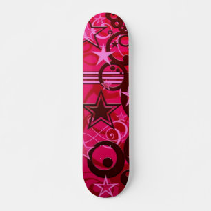 Roodzwammen en -karton skateboard