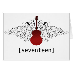 Roodzwenken Guitar Table Number Kaart