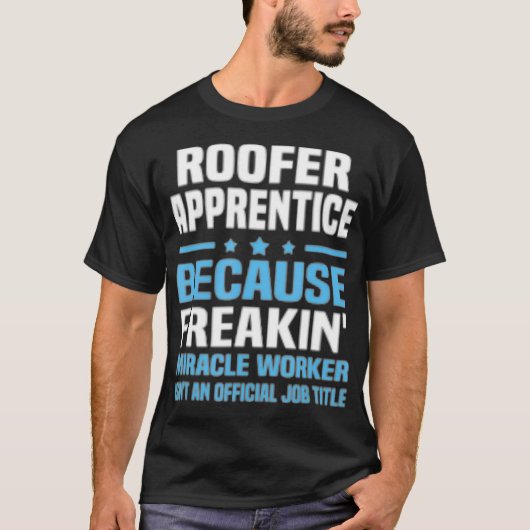 Roofer Apprentice T-shirt (Voorkant)