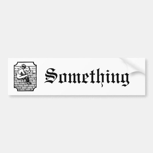 Roofer Bumpersticker (Voorkant)