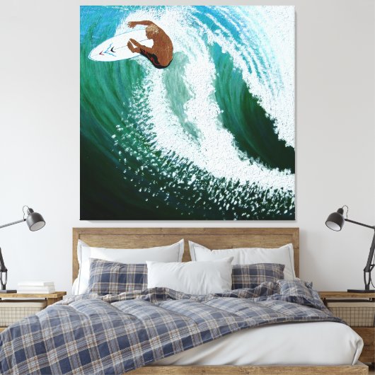 Roofer Canvas Afdruk (Insitu (Slaapkamer))