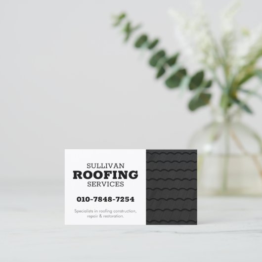 Roofer-dakconstructie Visitekaartje (Staand voorkant)