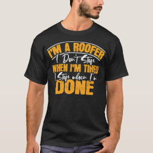 Roofer donuts donut ecavator boy donut party t-shirt