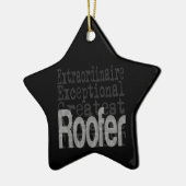 Roofer Extraordinaire Keramisch Ornament (Links)