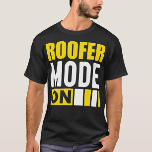Roofer-modus aan t-shirt