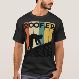 Roofer Retro Style Roofer Jersey T-shirt