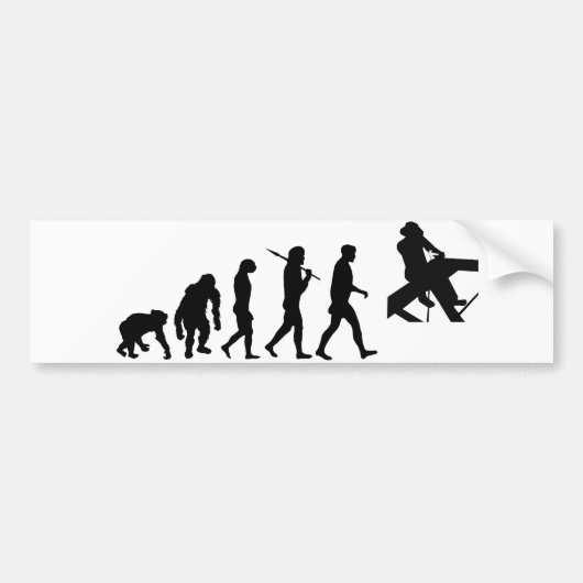 Roofer Roof Layer en Roof Carpenter-evolutie Bumpersticker (Voorkant)