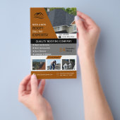 Roofing Business Gold Flyer (Hand)