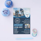 Roofing Company | Custom Logo Services Flyer (Enkel)