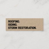 Roofing Siding QR Mini Visitekaartje (Voorkant)