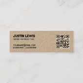 Roofing Siding QR Mini Visitekaartje (Achterkant)