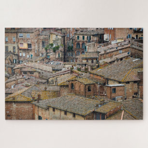 Roofs in de stad Siena abstract Legpuzzel