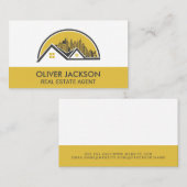 Rooftop en Cityscape Icon Visitekaartje (Voorkant / Achterkant)