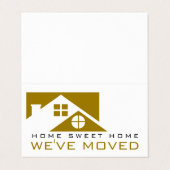 Rooftop Gold, Carte de changement d'adresse (Extérieur déplié)