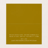 Rooftop Gold, Carte de changement d'adresse (Intérieur déplié)