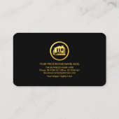 Rooftop Gold Star-venster Realiteit Visitekaartje (Achterkant)