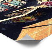 Rooftop Graffiti in Chinatown Poster (Hoek)