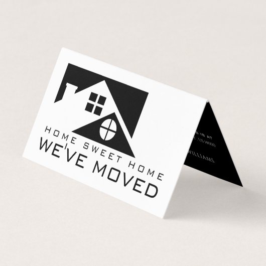 Rooftop noir, Carte de changement d'adresse (Devant)