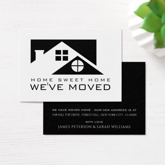 Rooftop noir, Carte de changement d'adresse (Bureau)