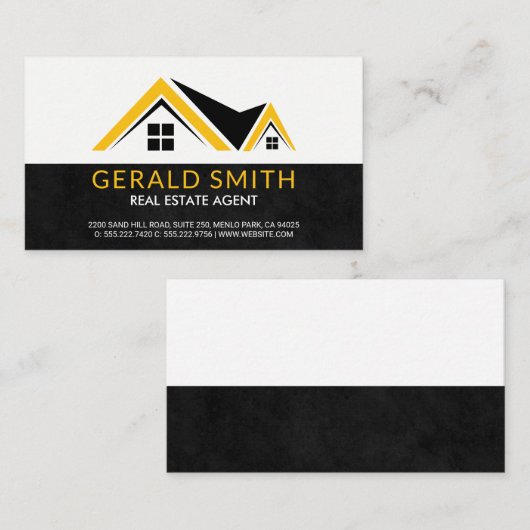 Rooftop-pictogram Visitekaartje (Voorkant / Achterkant)