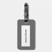 Rooftop Pigeon Custom Bagagelabel (Achterkant verticaal)