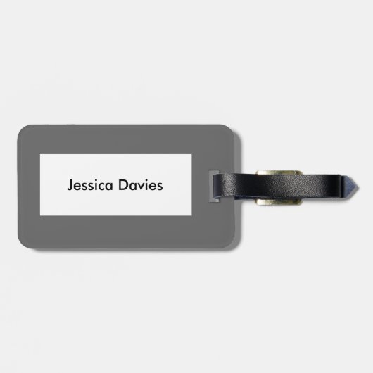 Rooftop Pigeon Custom Bagagelabel (Achterkant horizontaal)