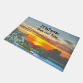 Rooftop Sunset Welcome 2295 Deurmat (Schuin)