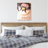 ROOFVOGEL FALCON CANVAS AFDRUK (Insitu (Slaapkamer))