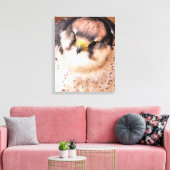 ROOFVOGEL FALCON CANVAS AFDRUK (Insitu (Woonkamer))