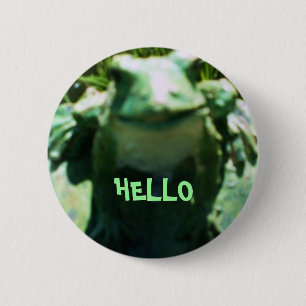 ROOG, HALLO knop Ronde Button 5,7 Cm