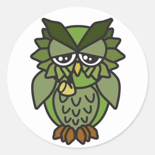 Rooihout 2.0 ronde sticker (Voorkant)