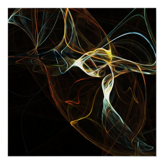 Rook - Abstracte kunst Perfect Poster (Voorkant)