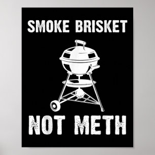 Rook Brisket Niet Grappig Bbq Barbecue Roker Grill Poster