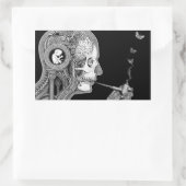 Rook de dag weg Sticker (Tas)