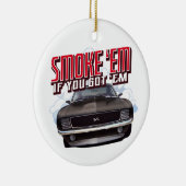 Rook Em Keramisch Ornament (Rechts)