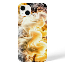 Rook en brand iPhone Case